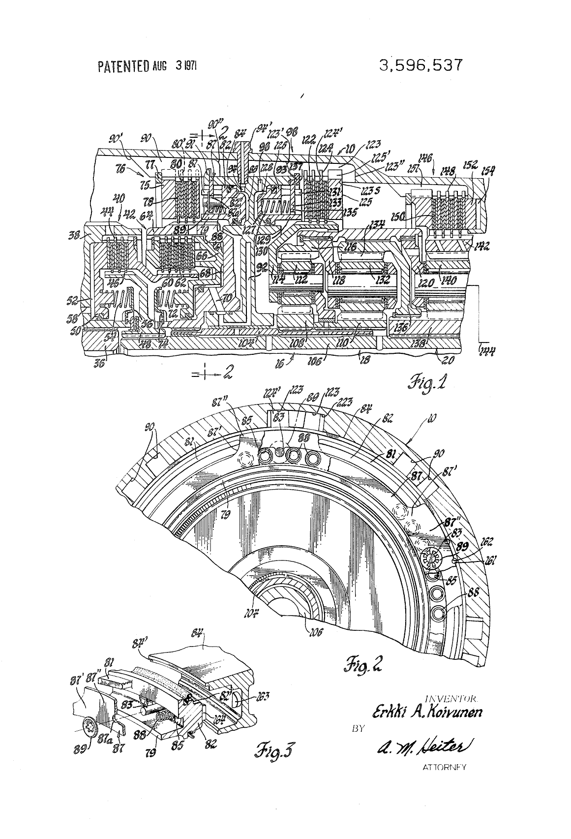 Patent US3596537A Image 2