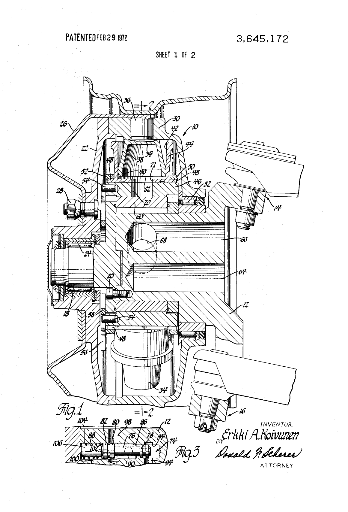 Patent US3645172A Image 2