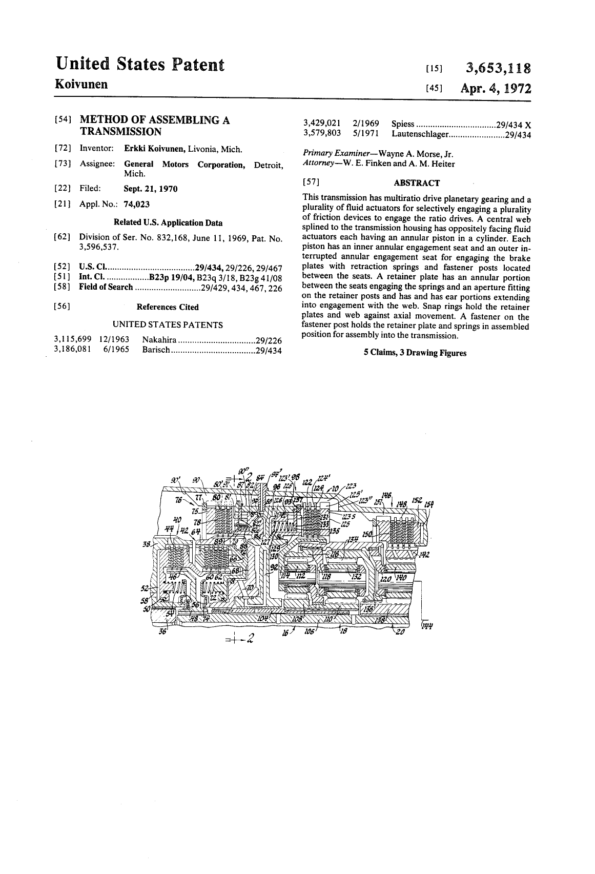 Patent US3653118A Image 1