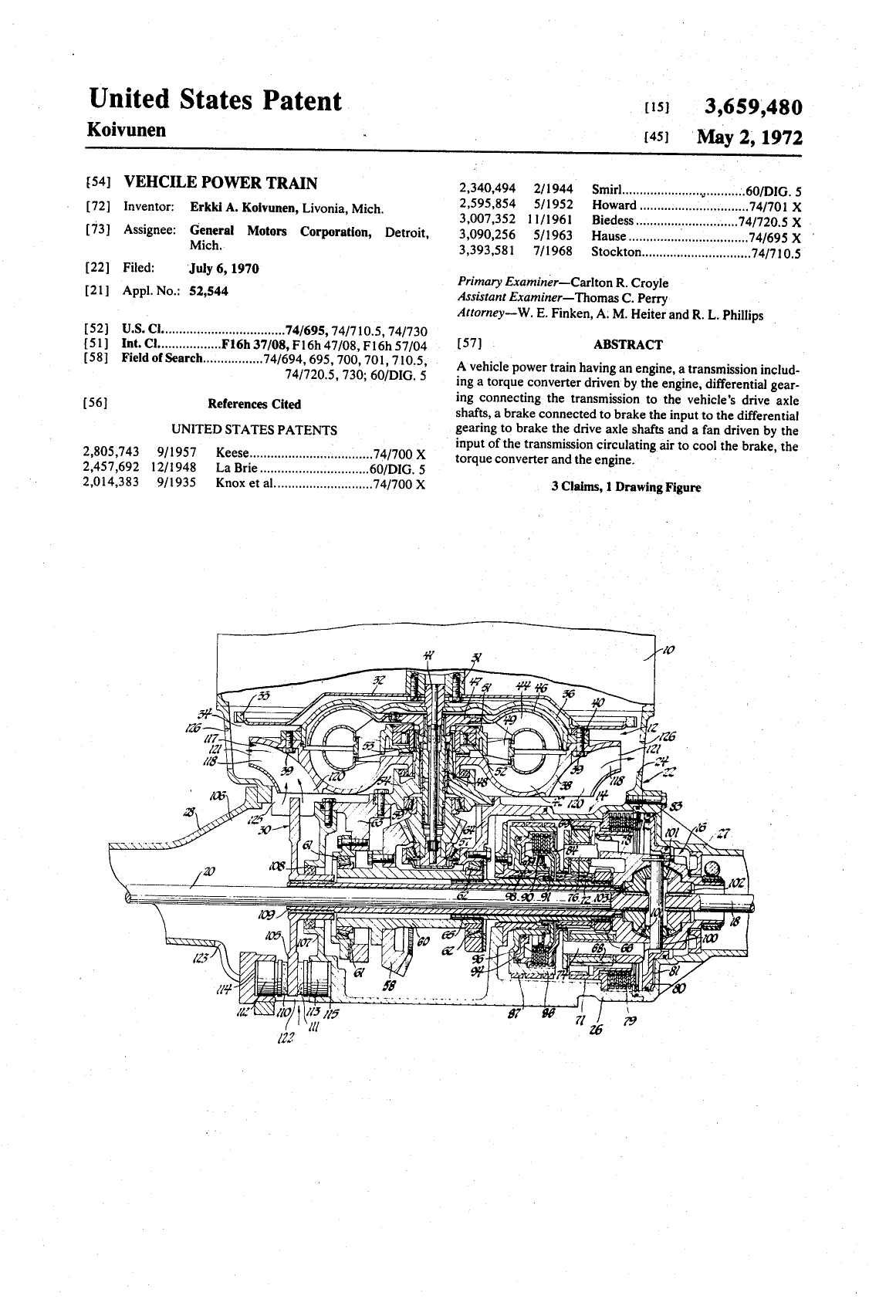 Patent US3659480A Image 1