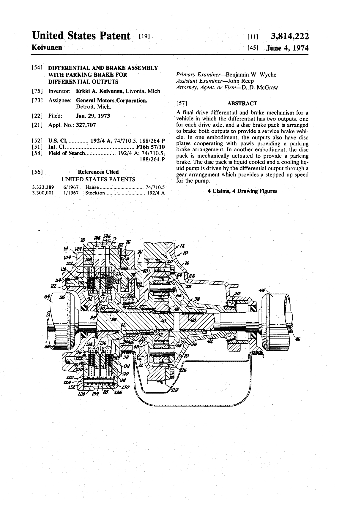 Patent US3814222A Image 1