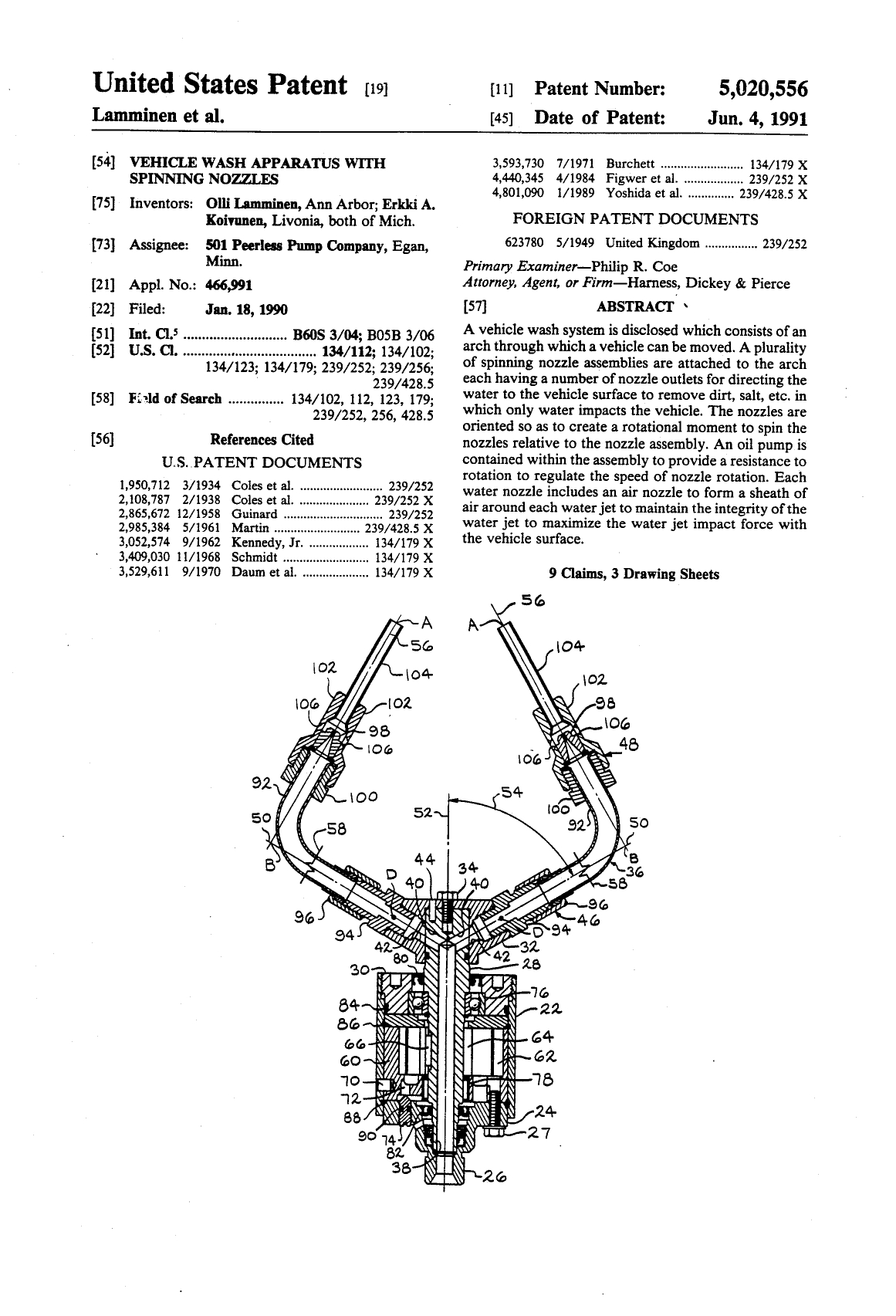 Patent US5020556A Image 1