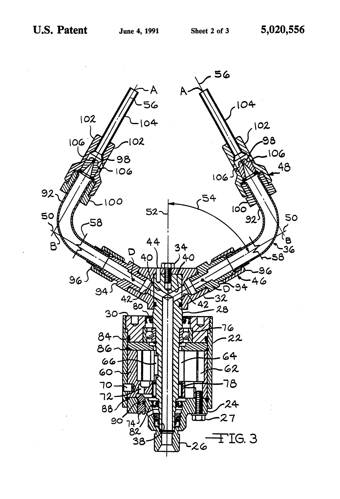 Patent US5020556A Image 3