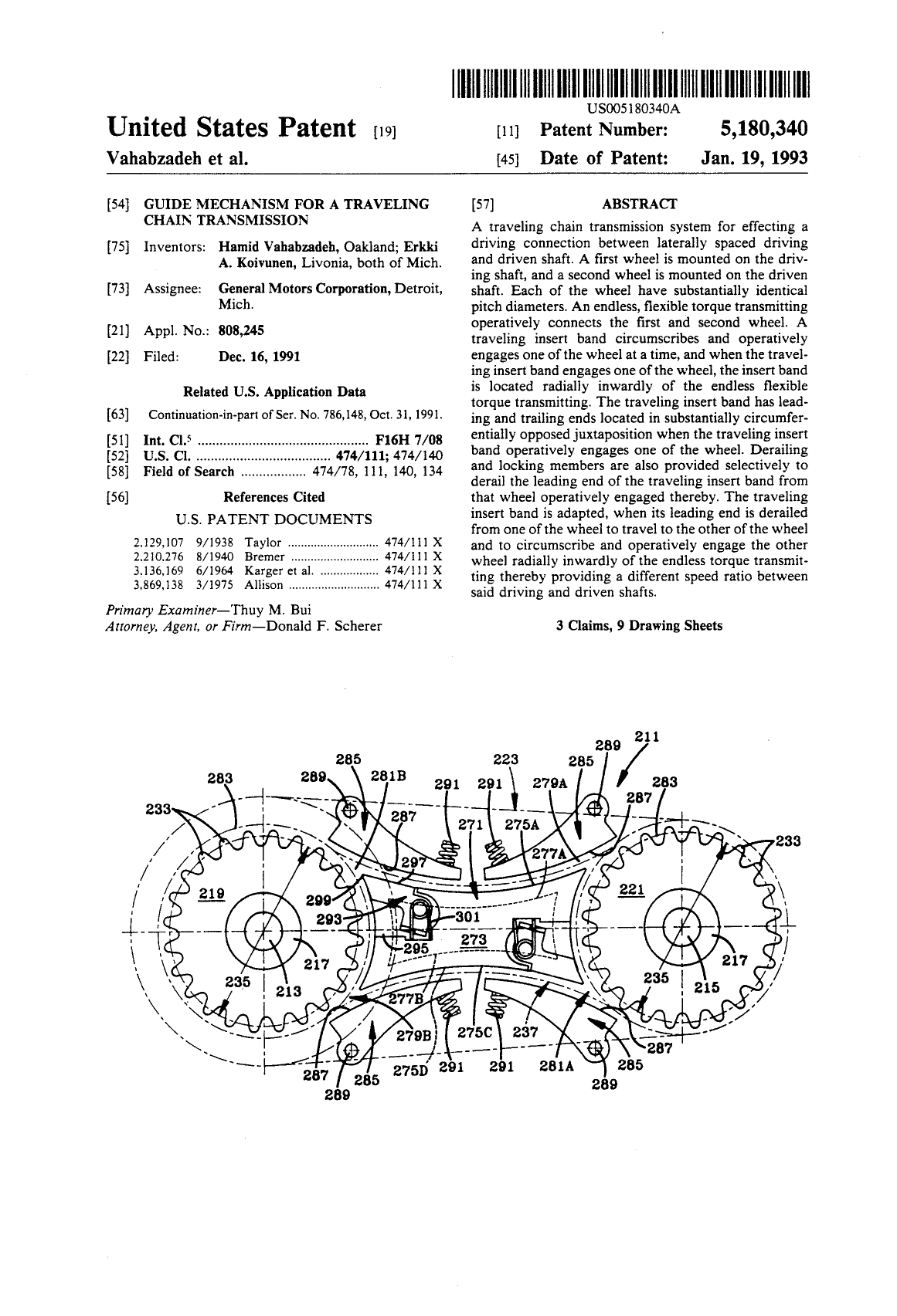 Patent US5180340A Image 1