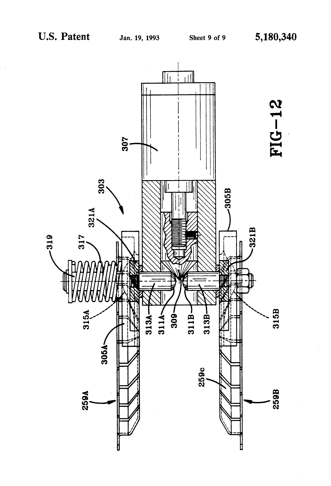 Patent US5180340A Image 2