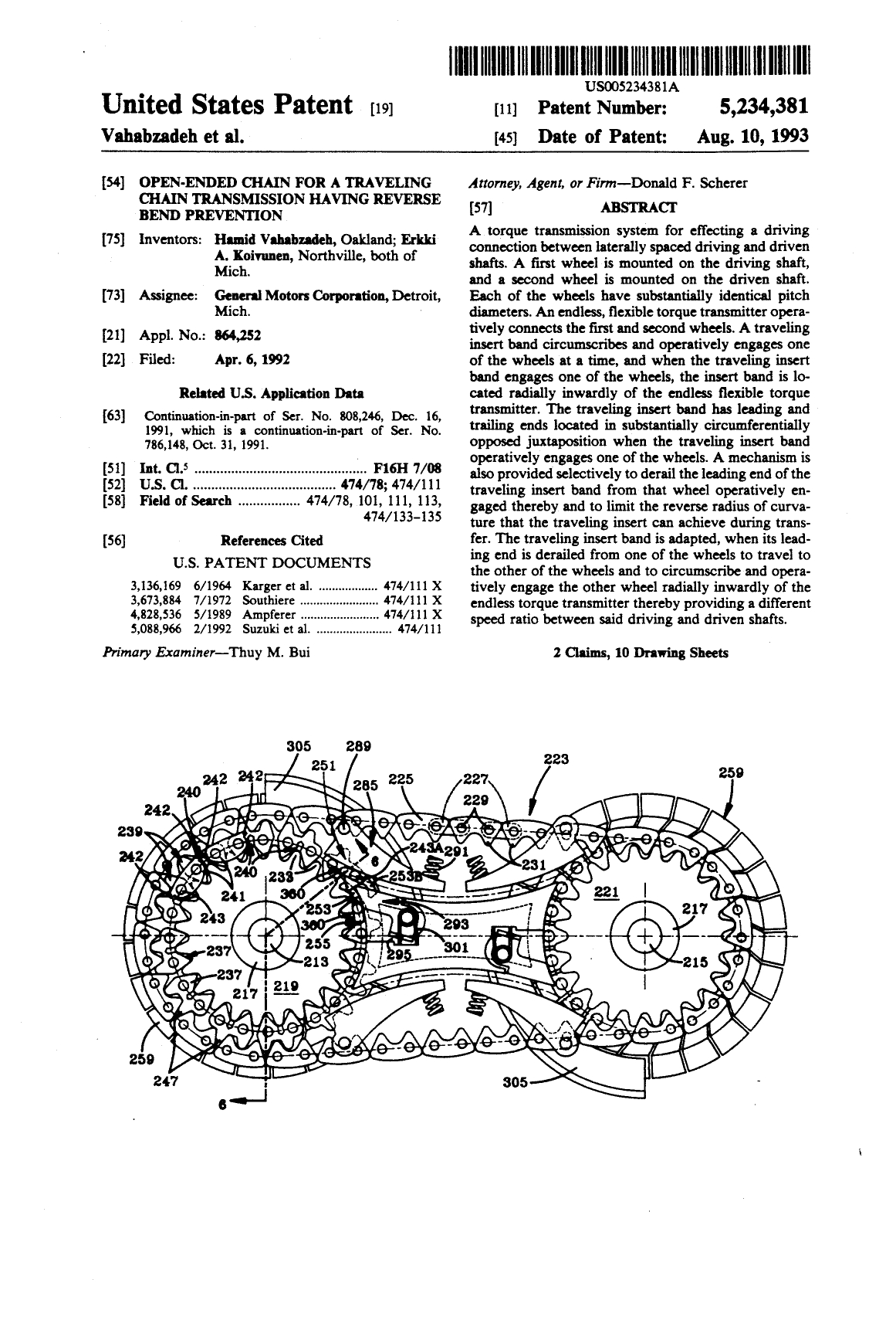Patent US5234381A Image 1
